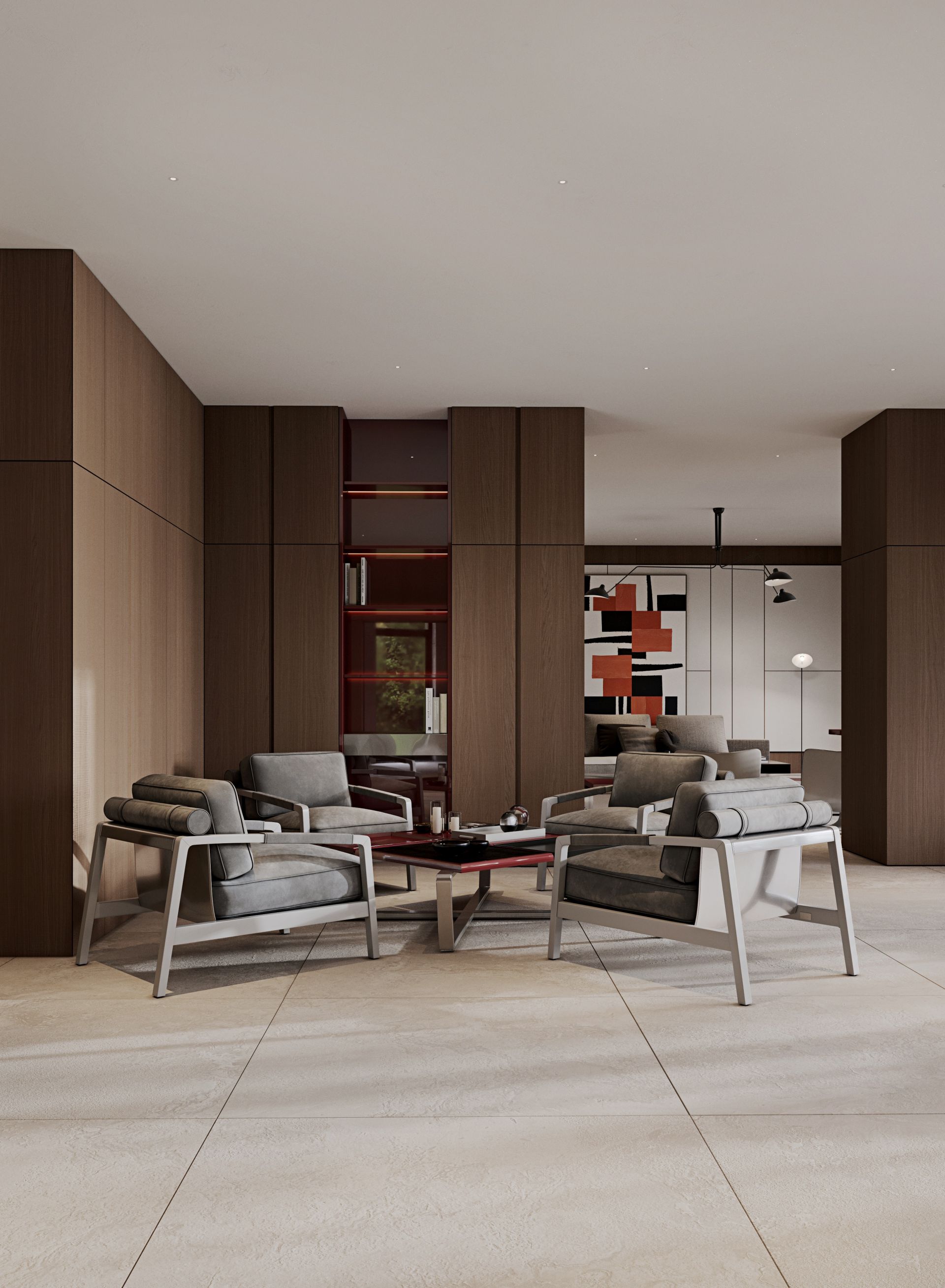 Public spaces of the residential complex